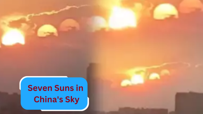 Seven Suns in China's Sky