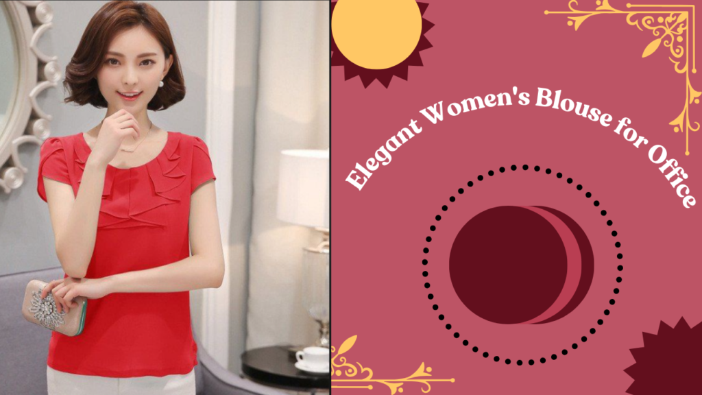 Elegant Women's Office Blouse