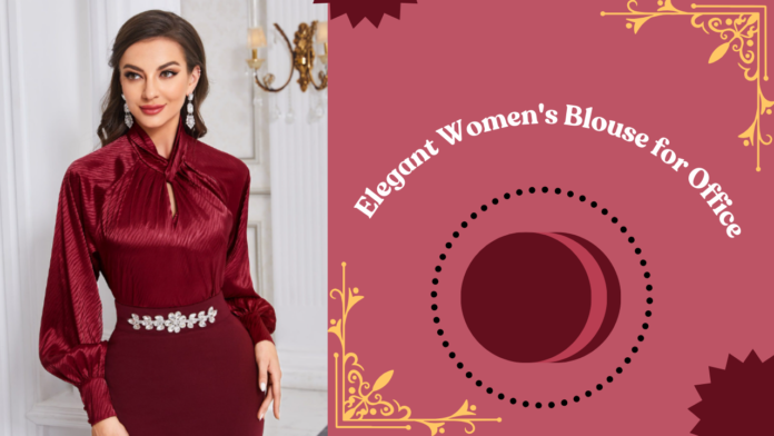 Elegant Women's Office Blouse