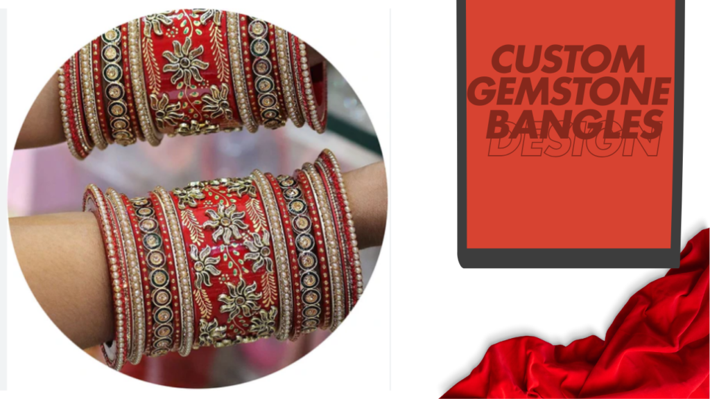 Custom Gemstone Bangles